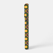 黄金のフルーアとマルディの草のパターン – デリス iPhone 16ケース (左側面)