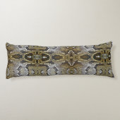 黄金のヘビの皮膚パターン ボディピロー (裏面)