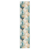 黄金のユニーク境界を持つ抽象芸術アルコールインク