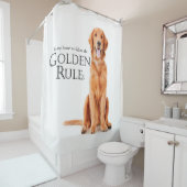 黄金のルールのシャワーカーテン シャワーカーテン (インサイチュ)