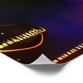 黄金のロボットクールのポートレート | AI Art ポスター (角)