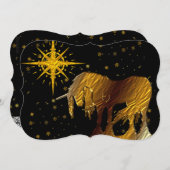 黄金の一角星(黒い背景) シーズンカード (正面/裏面)