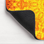 黄金の万華鏡のマンダラアート マウスパッド (コーナー)