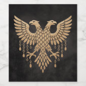 黄金の両頭のイーグル – Regal神話のエンブレム ワインラベル (シングルラベル)