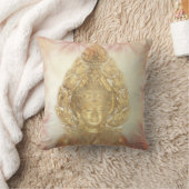 黄金の仏 クッション (ブランケット)