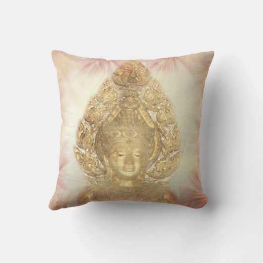 黄金の仏 クッション (裏面)