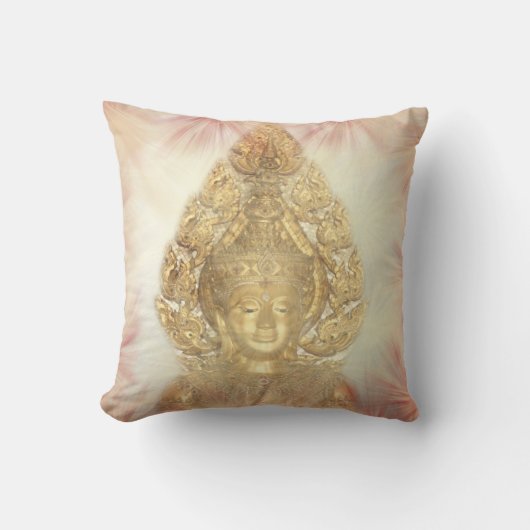黄金の仏 クッション (正面)