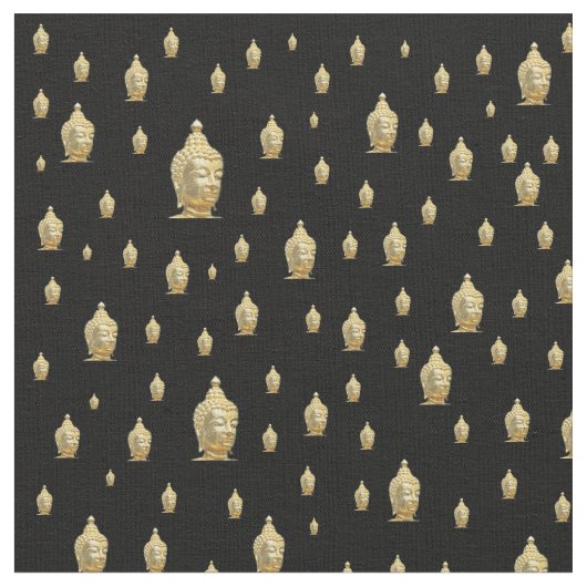 黄金の仏 ファブリック (クローズアップ)