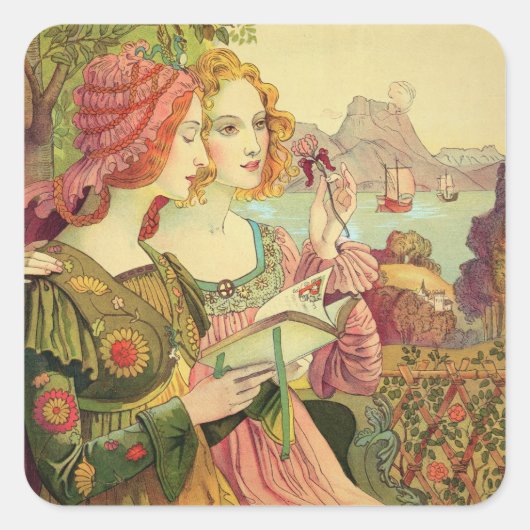 黄金の伝説1897年、『レスタンペ・モデューン』より。 スクエアシール (正面)