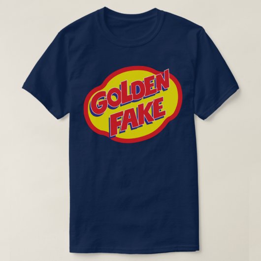 黄金の偽物 Tシャツ (デザイン正面)
