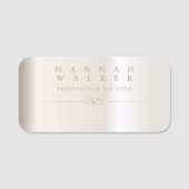 黄金の優雅さ 名札 (正面)