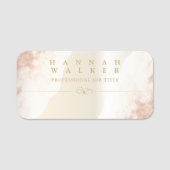 黄金の優雅さ 名札 (正面)