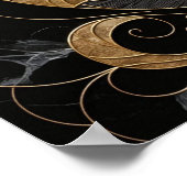 黄金の優雅さ：魅惑の猫 ポスター (角)