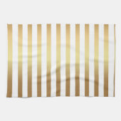 黄金の優雅なライン キッチンタオル (横)