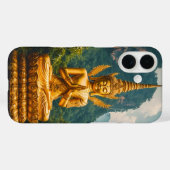 黄金の光に包まれたデーヴァター Case-Mate iPhoneケース (裏面 (横))