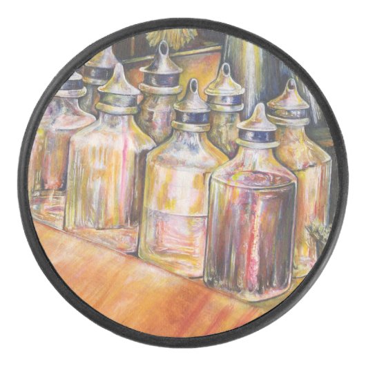 黄金の光のイデオグラフィ アイスホッケーパック (正面)