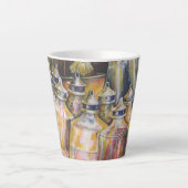 黄金の光のイデオグラフィ カフェラテマグ (正面)