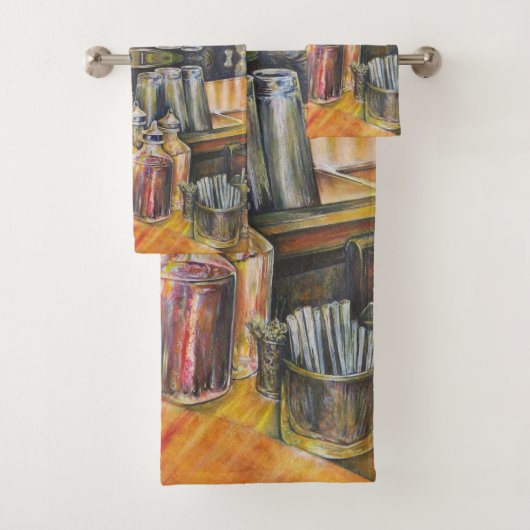 黄金の光のイデオグラフィ バスタオルセット (インサイチュ)