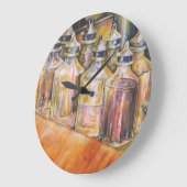 黄金の光のイデオグラフィ ラージ壁時計 (傾斜)