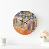 黄金の光のイデオグラフィ ラージ壁時計 (ホーム)