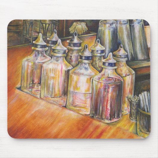 黄金の光の写像 マウスパッド (正面)