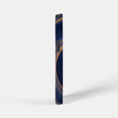 黄金の光の宇宙渦 iPhoneケース (右側面)