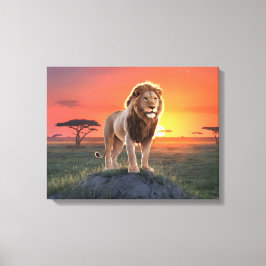 黄金の光の王 キャンバスプリント