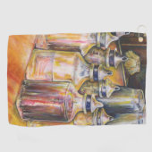 黄金の光の理想像 ゴルフタオル (横)