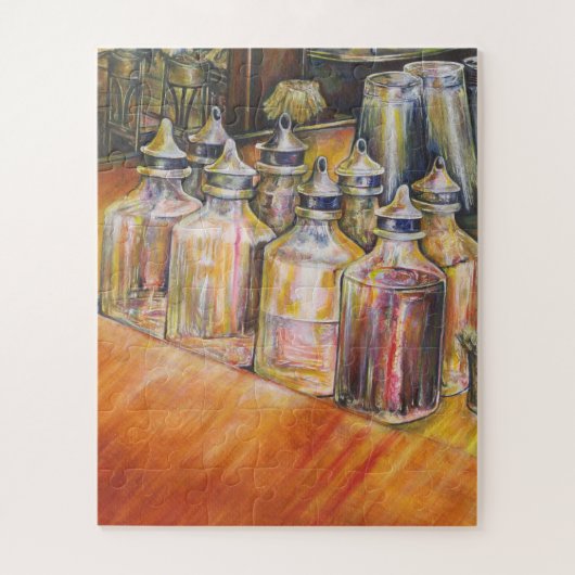 黄金の光の理想像 ジグソーパズル (縦)