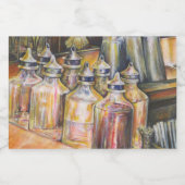 黄金の光の理想像 リキュールボトルラベル (シングルラベル)