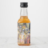 黄金の光の理想像 リキュールボトルラベル (正面)