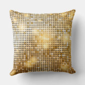 黄金の光沢 – 枕のように クッション (裏面)