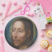 黄金の光背を持つイエス・キリスト ペーパープレート (パーティー)