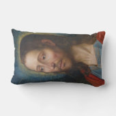 黄金の光背を持つイエス・キリスト ランバークッション (裏面)