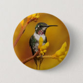 黄金の光 缶バッジ (正面)