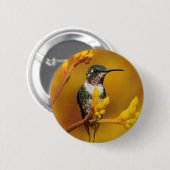 黄金の光 缶バッジ (正面&裏面)