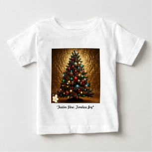 『黄金の冬の不思議の国』 ベビーTシャツ