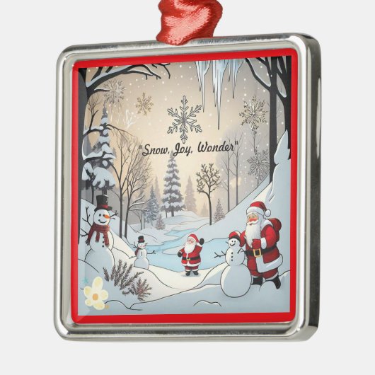 黄金の冬の夢 メタルオーナメント (左)