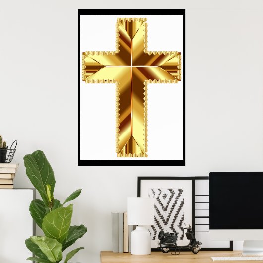 黄金の十字架 ポスター (ホームオフィス)