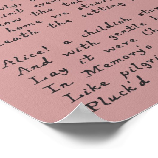 黄金の午後に ポスター (角)