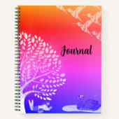 黄金の反射：静かな瞬間のジャーナル ノートブック (正面)