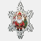 黄金の喜び スノーフレークピューターオーナメント (右)