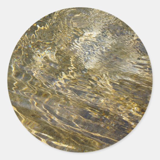 黄金の噴水 ラウンドシール (正面)