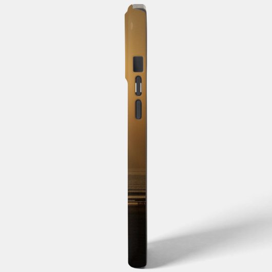黄金の夏の夕焼け ビーチでのリフレクション Case-Mate iPhoneケース (裏面 / 左)