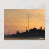 黄金の夕日と詩篇/聖書の詩のギフトセット ポストカード (裏面)