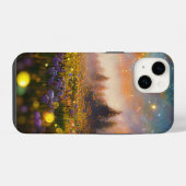黄金の夕焼けのクリスタルフィールド Case-Mate iPhone iPhoneケース (裏面横)
