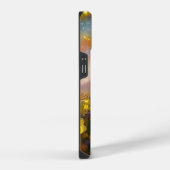 黄金の夕焼けのクリスタルフィールド Case-Mate iPhone iPhoneケース (右側面)