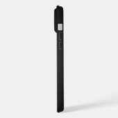 黄金の多角形のロブスタークロウフィッシュの黒 iPhoneケース (左側面)