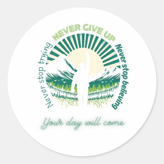 黄金の夜明け：あなたの日来は ラウンドシール (正面)