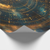 黄金の天星地図 ラッピングペーパー (角)